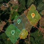 Mapa de fincas asignadas